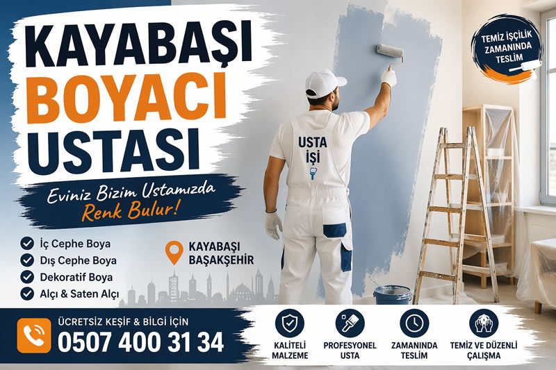 Kayabaşı Boyacı Ustası - Uygun Fiyat 0507 400 31 34