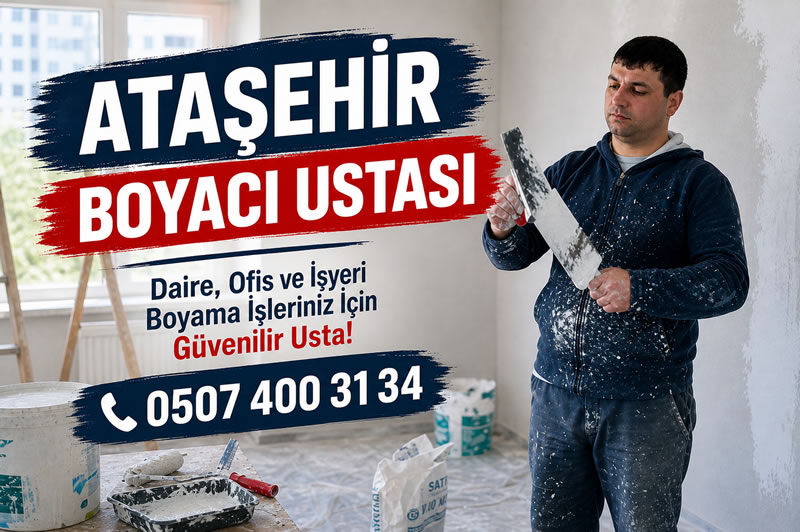 Ataşehir Boyacı Ustası - Uygun Fiyat 0507 400 31 34
