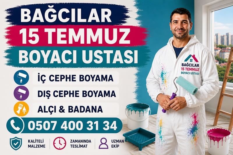 Bağcılar 15 Temmuz Boyacı Ustası, Boya Yapıyor