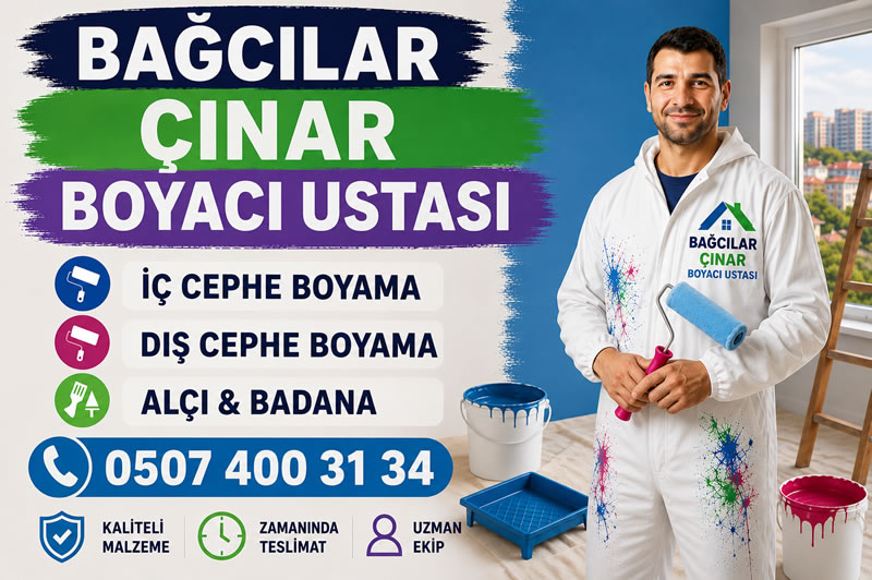 Bağcılar Çınar Boyacı Ustası, Boya Yapıyor