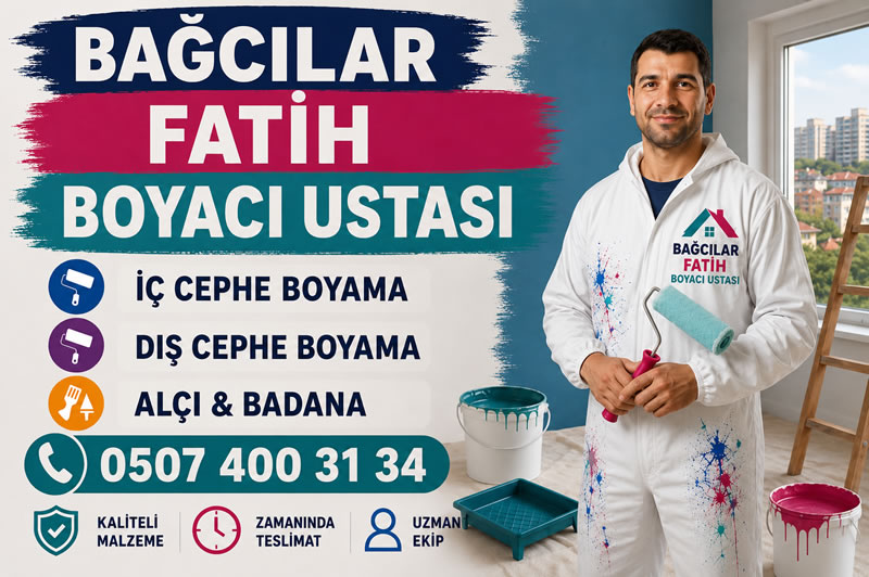 Bağcılar Fatih Boyacı Ustası, Boya Yapıyor