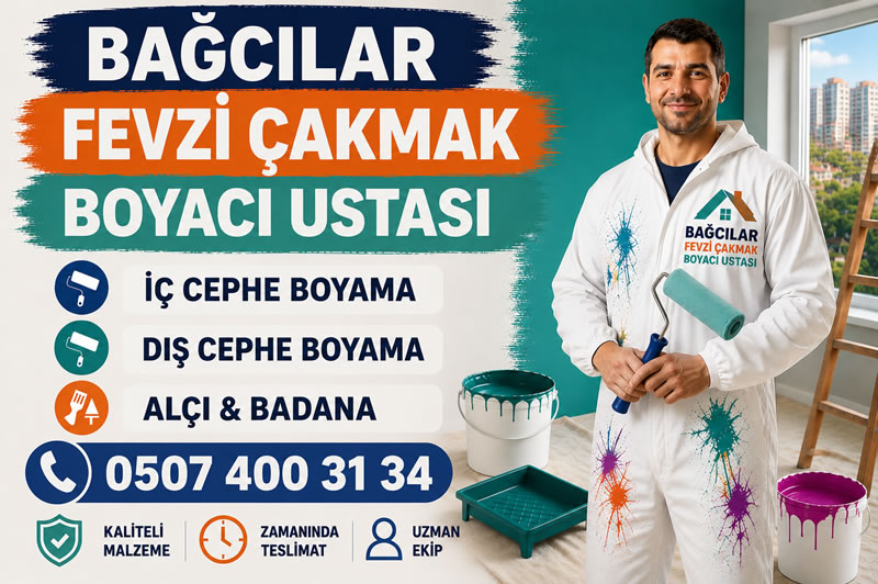 Bağcılar Fevzi Çakmak Boyacı Ustası, Boya Yapıyor