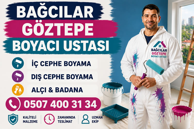 Bağcılar Göztepe Boyacı Ustası, Boya Yapıyor